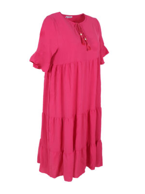 Дамска макси рокля Нелина 2 розово